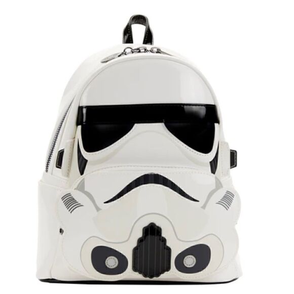 Stormtrooper Lenticular Cosplay LOUNGEFLY Backpack & Wallet Set NWT STAR WARS main image 5